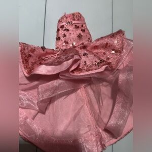 Rainbow high fancy pink strapless dress